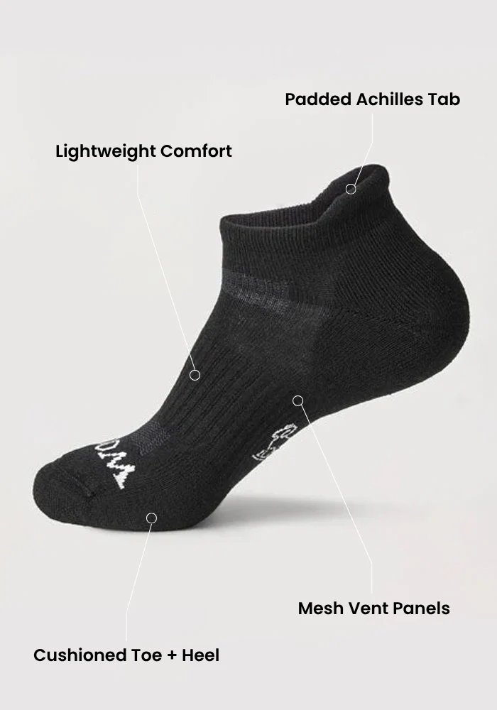 Mens Rowan No Show Socks - Winter Moss - Image 2