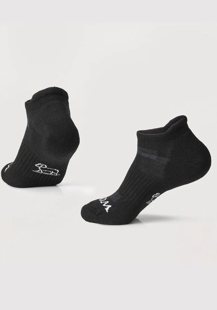 Mens Rowan No Show Socks - Black - Image 3