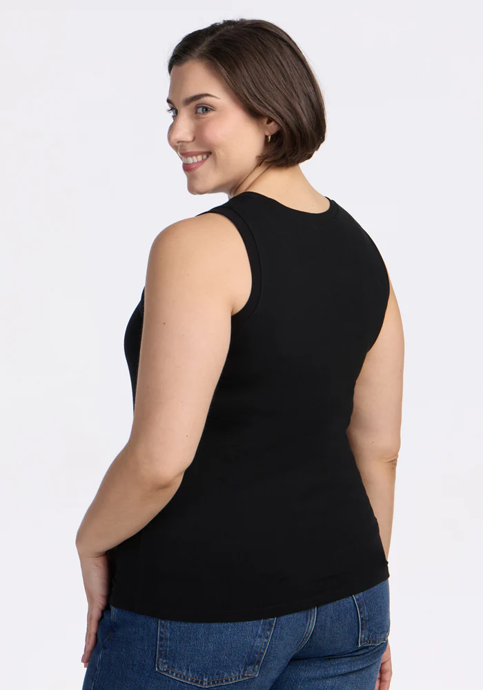 Ava Tank Top - Black - Image 14