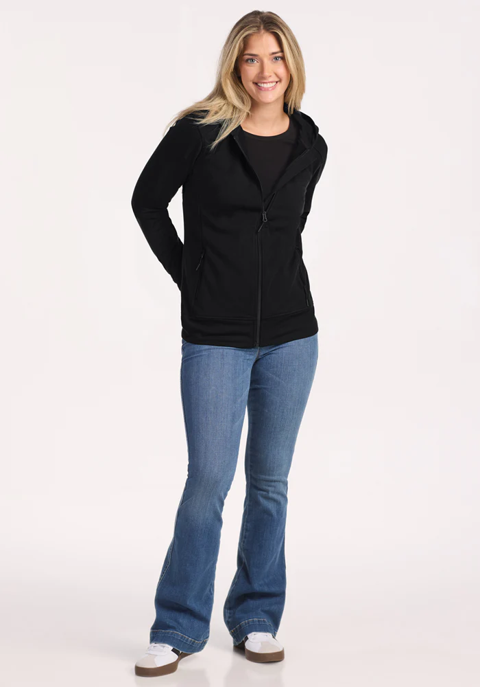 Darby Zip Up Hoodie - Black - Image 11