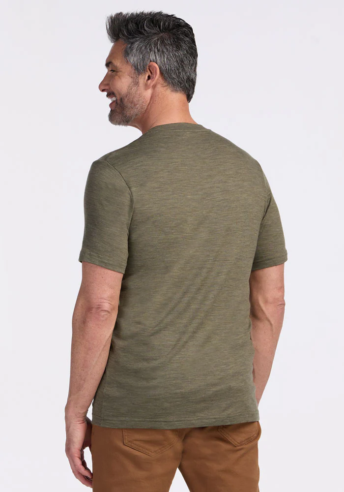 Endurance Tee - Sage Olive Melange - Image 5