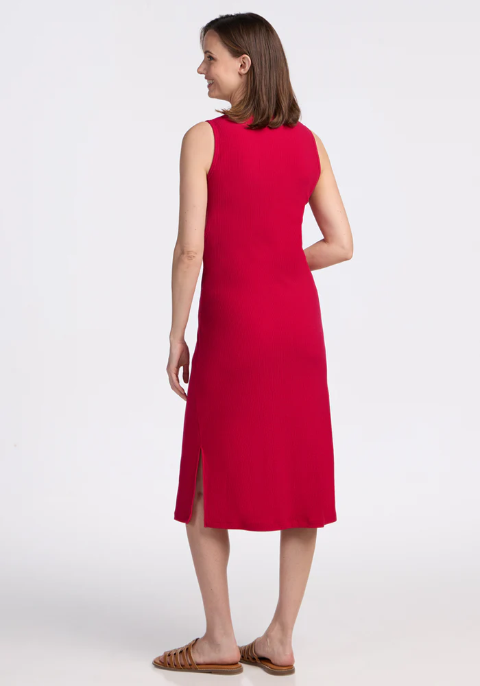 Iris Ribbed Dress - Poppy Spark - Image 6