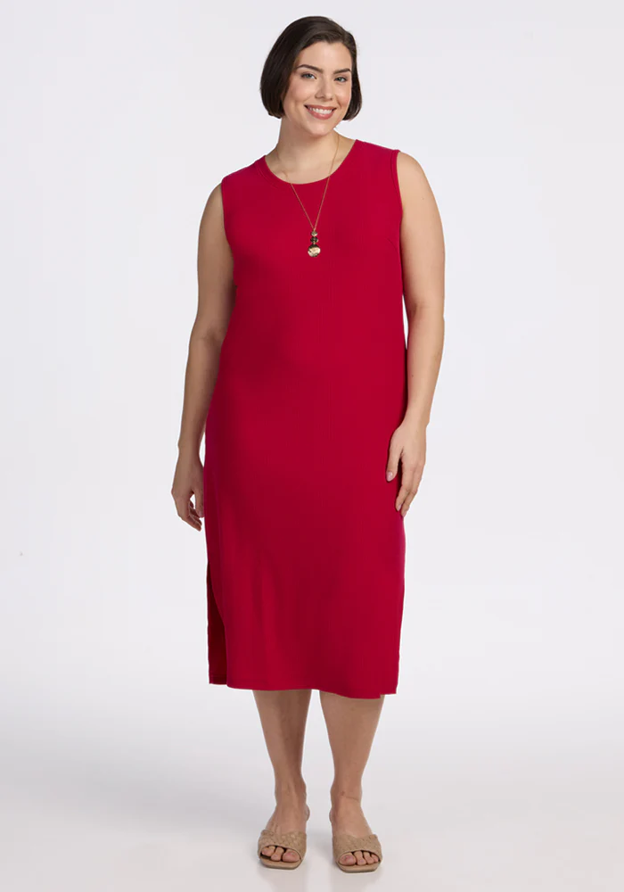 Iris Ribbed Dress - Poppy Spark - Image 7