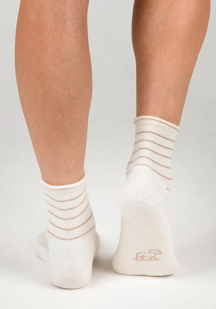 Womens Derby Roll Top Sock - Sand Dollar - Image 7