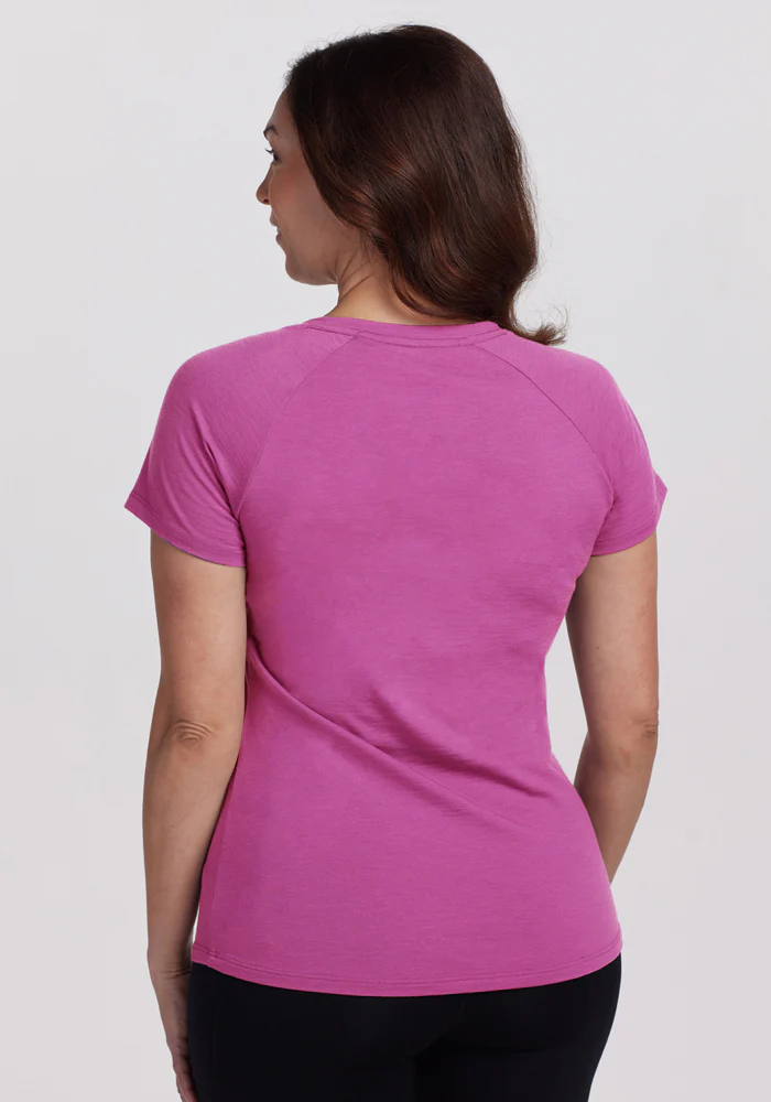 Mia V Neck - Purple Wine - Image 6