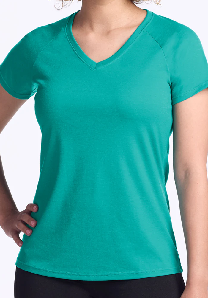 Mia V Neck - Cool Jade - Image 5