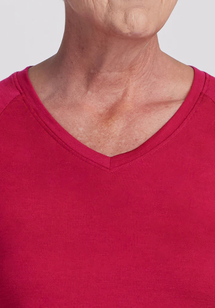 Mia V Neck - Poppy Spark - Image 2