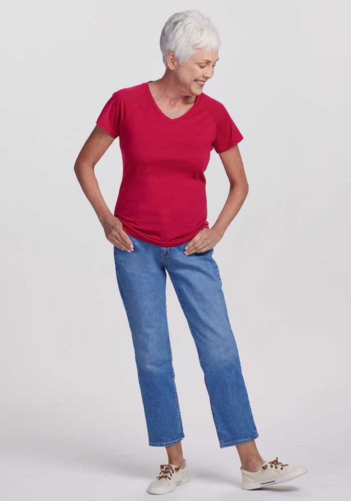 Mia V Neck - Poppy Spark - Image 4