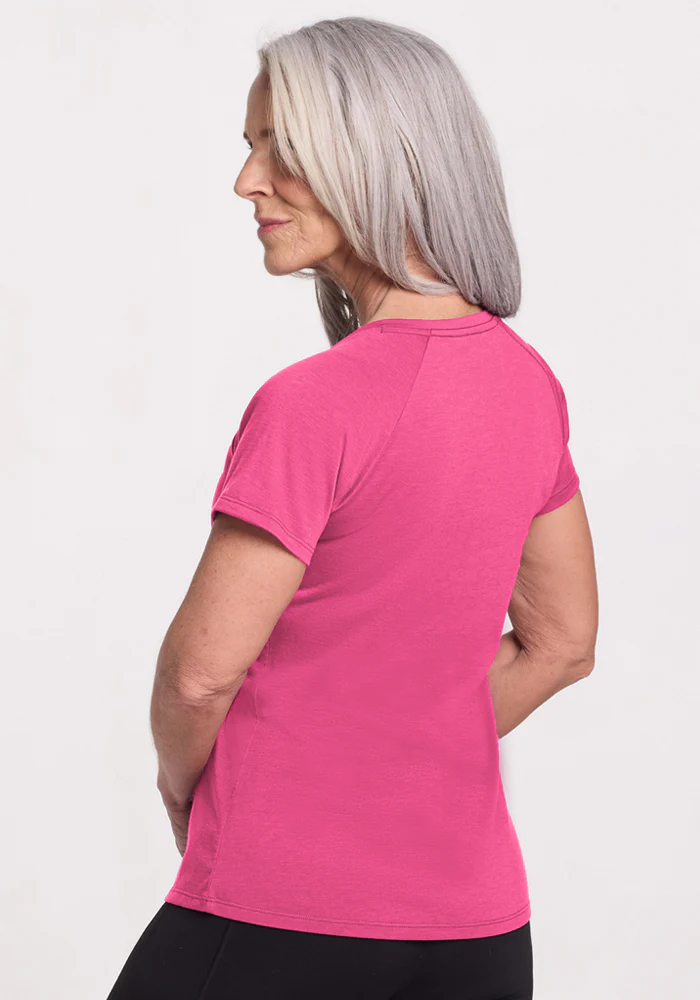 Mia V Neck - Raspberry Fizz - Image 5