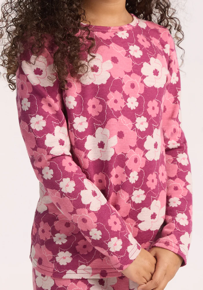 Kids Explorer Base Layer Top - Rosie Posie - Image 4