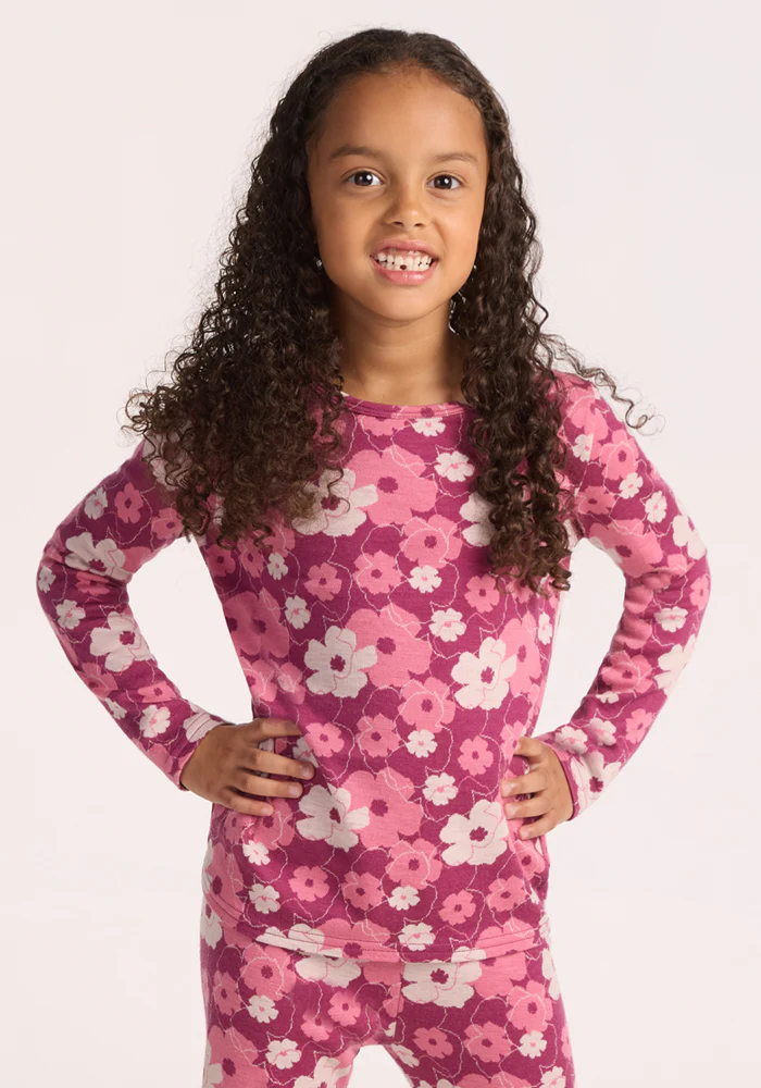 Kids Explorer Base Layer Top - Rosie Posie - Image 7