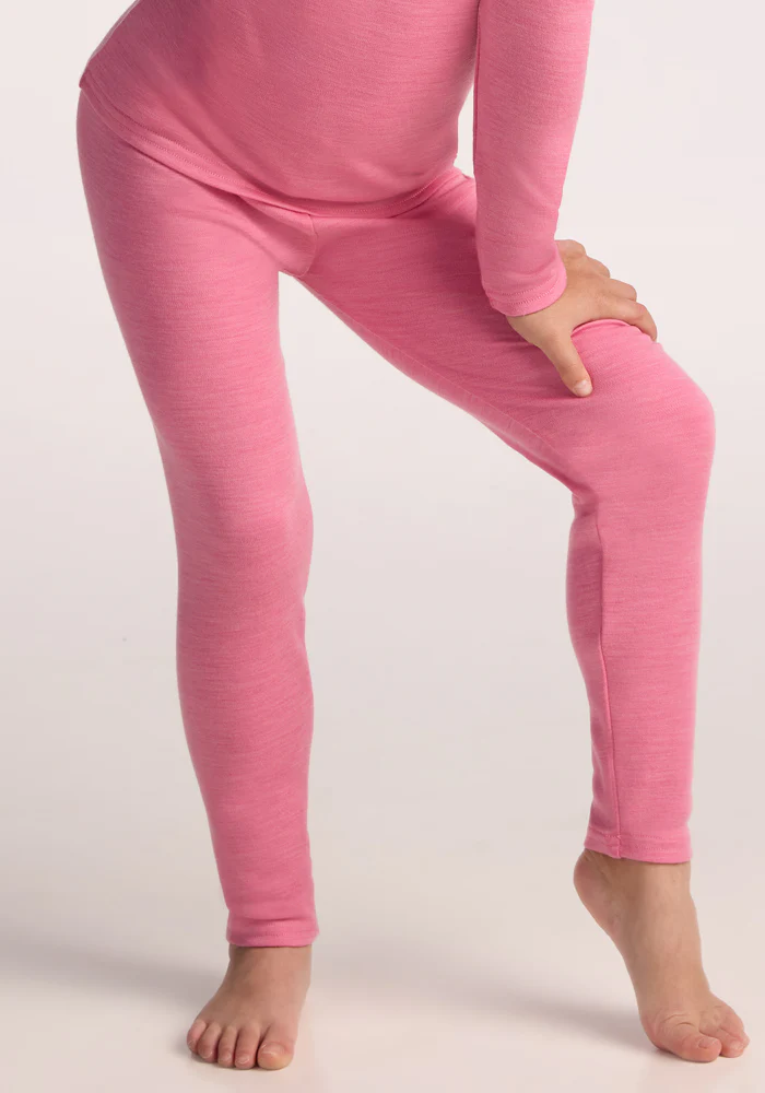 Kids Explorer Base Layer Bottoms - Pinky Promise - Image 15