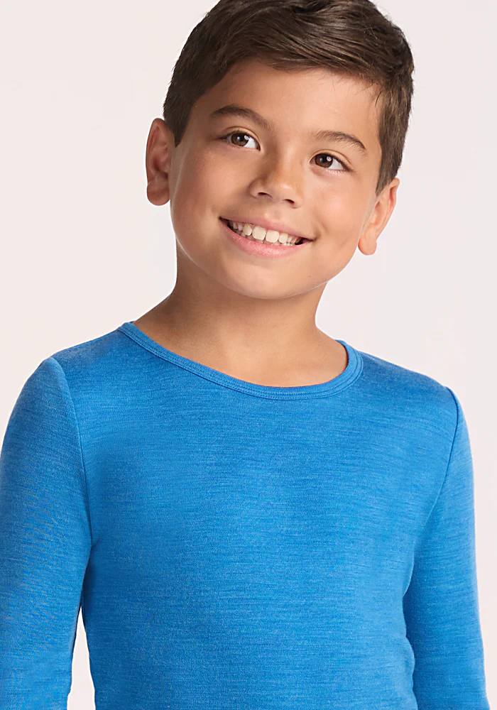 Kids Explorer Base Layer Top - Blue Razz - Image 12