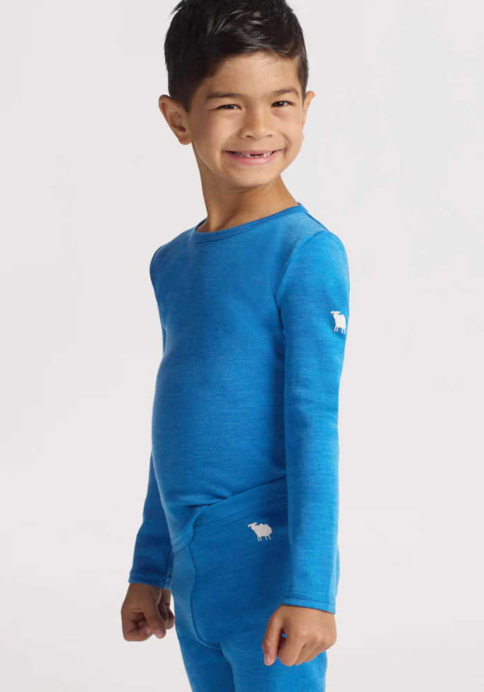 Kids Explorer Base Layer Top - Blue Razz - Image 3
