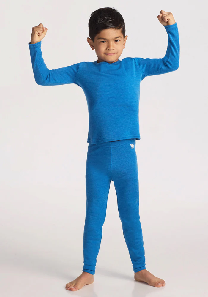 Kids Explorer Base Layer Top - Blue Razz - Image 6