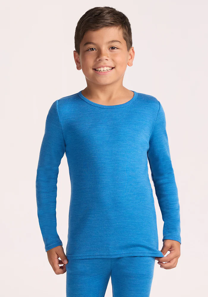 Kids Explorer Base Layer Top - Blue Razz - Image 7