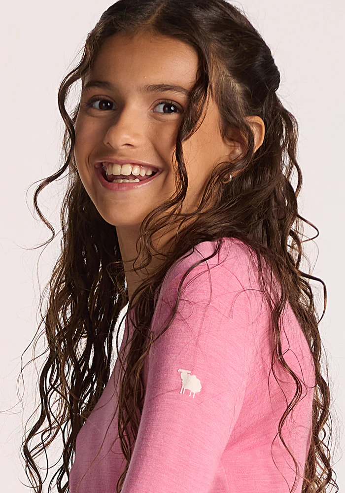 Kids Explorer Base Layer Top - Pinky Promise - Image 15