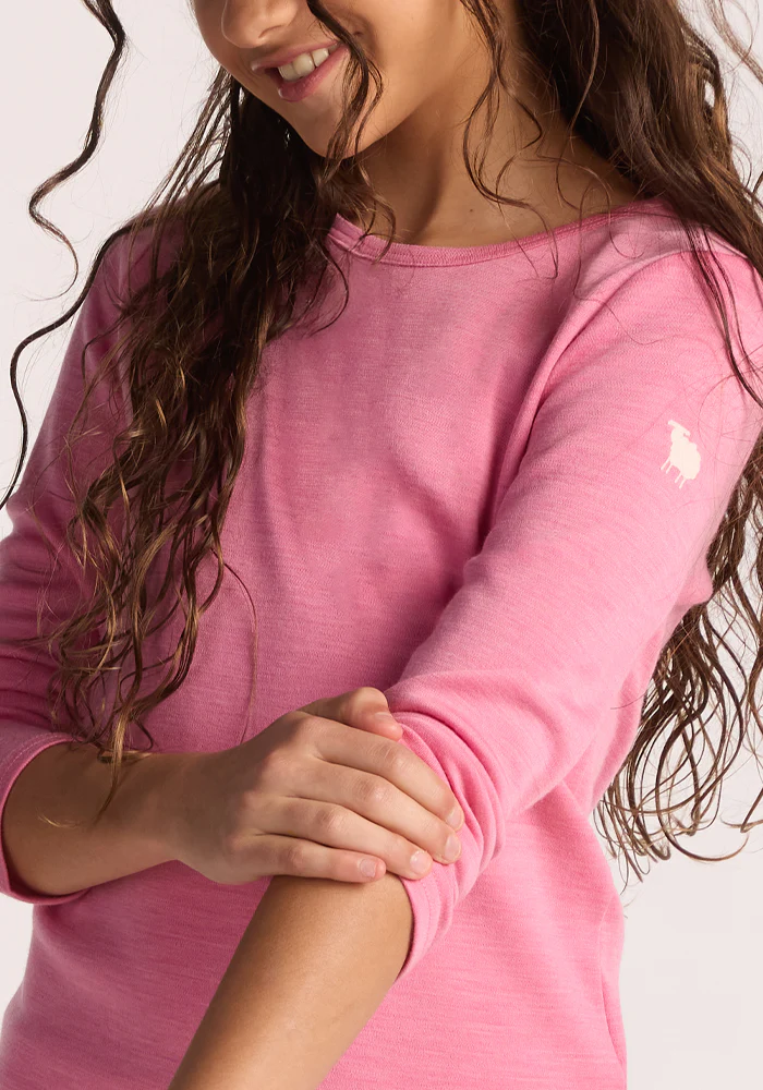 Kids Explorer Base Layer Top - Pinky Promise - Image 17