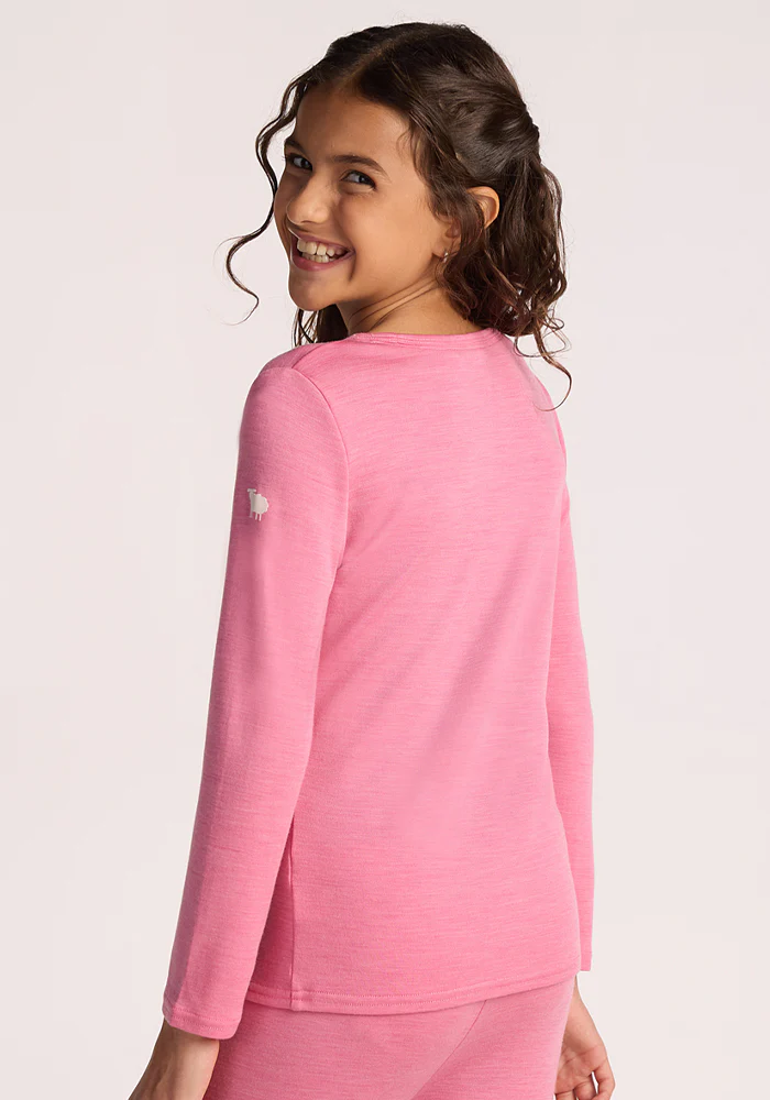 Kids Explorer Base Layer Top - Pinky Promise - Image 20