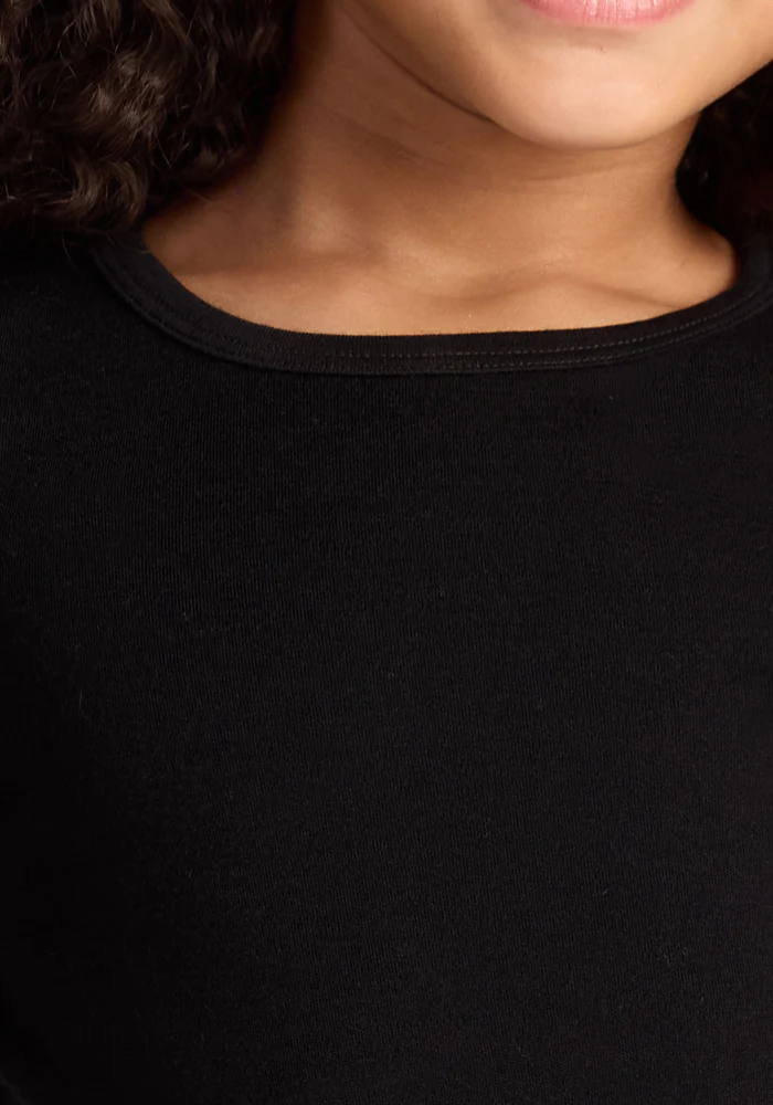 Kids Explorer Base Layer Top - Black - Image 34