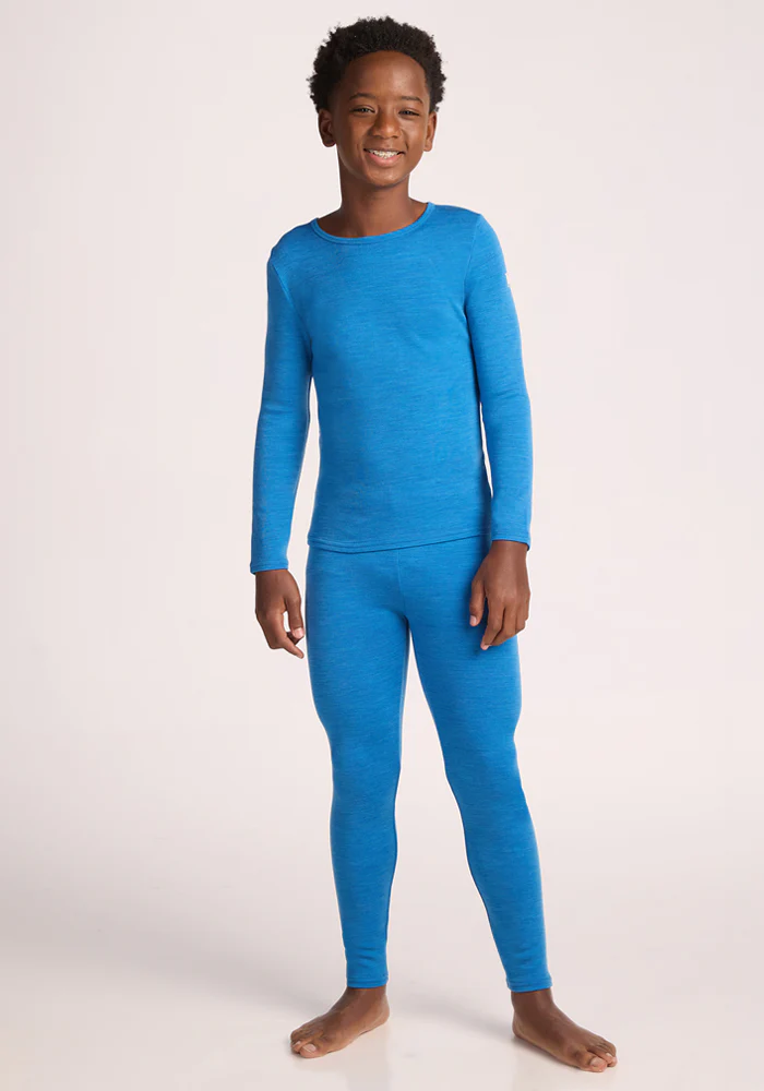 Kids Explorer Base Layer Bottoms - Blue Razz - Image 15