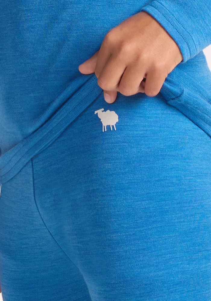 Kids Explorer Base Layer Bottoms - Blue Razz - Image 9