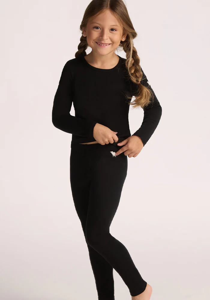 Kids Explorer Base Layer Bottoms - Black - Image 11