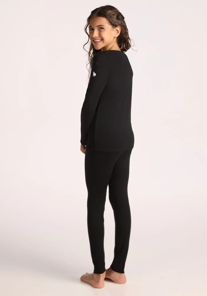 Kids Explorer Base Layer Bottoms - Black - Image 17
