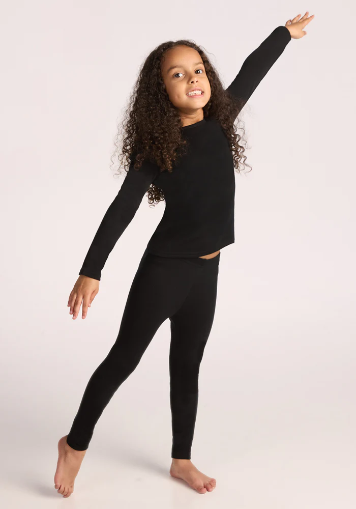 Kids Explorer Base Layer Bottoms - Black - Image 21