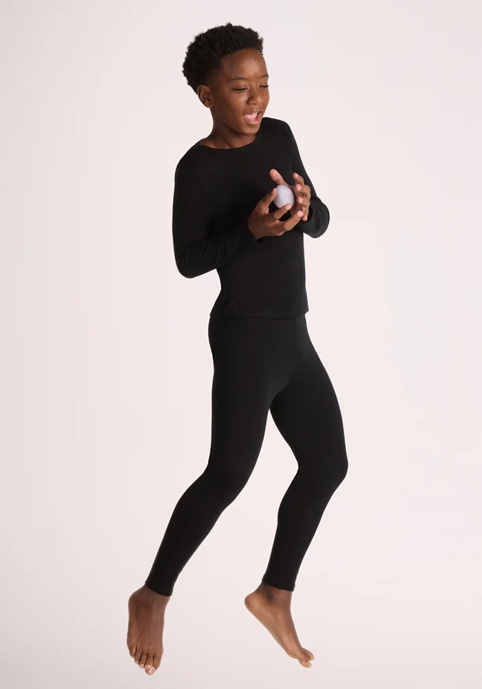 Kids Explorer Base Layer Bottoms - Black - Image 5