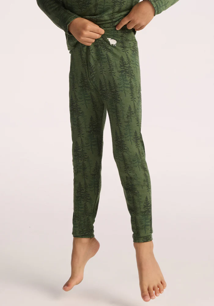 Kids Explorer Base Layer Bottoms - Forest Friends - Image 14