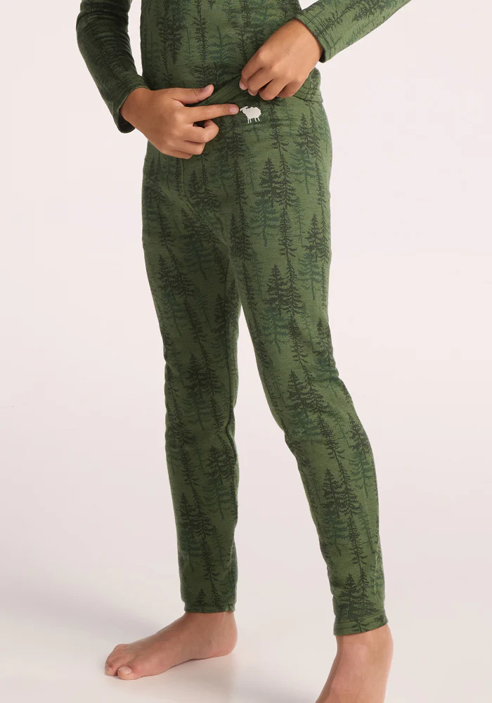 Kids Explorer Base Layer Bottoms - Forest Friends - Image 19
