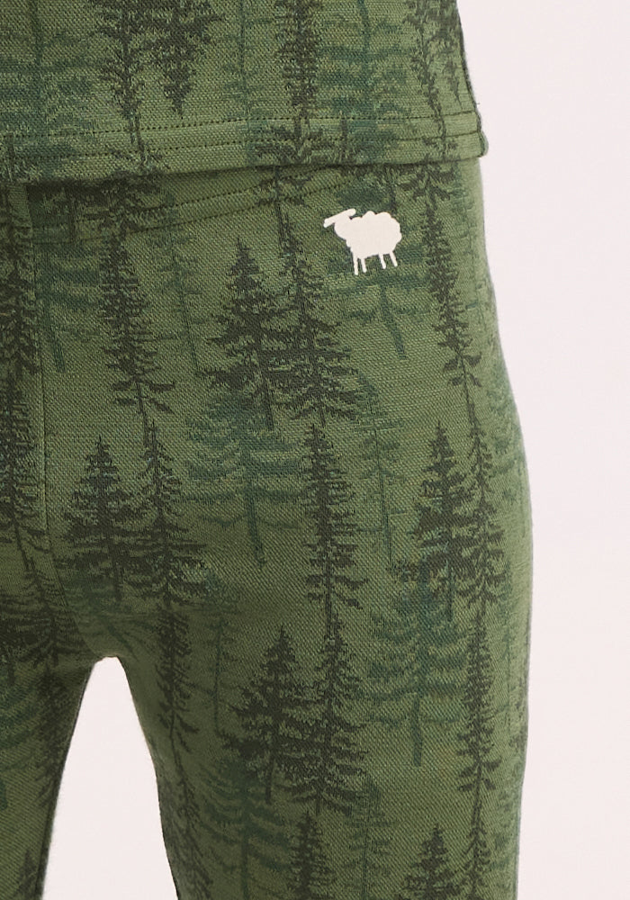 Kids Explorer Base Layer Bottoms - Forest Friends - Image 2