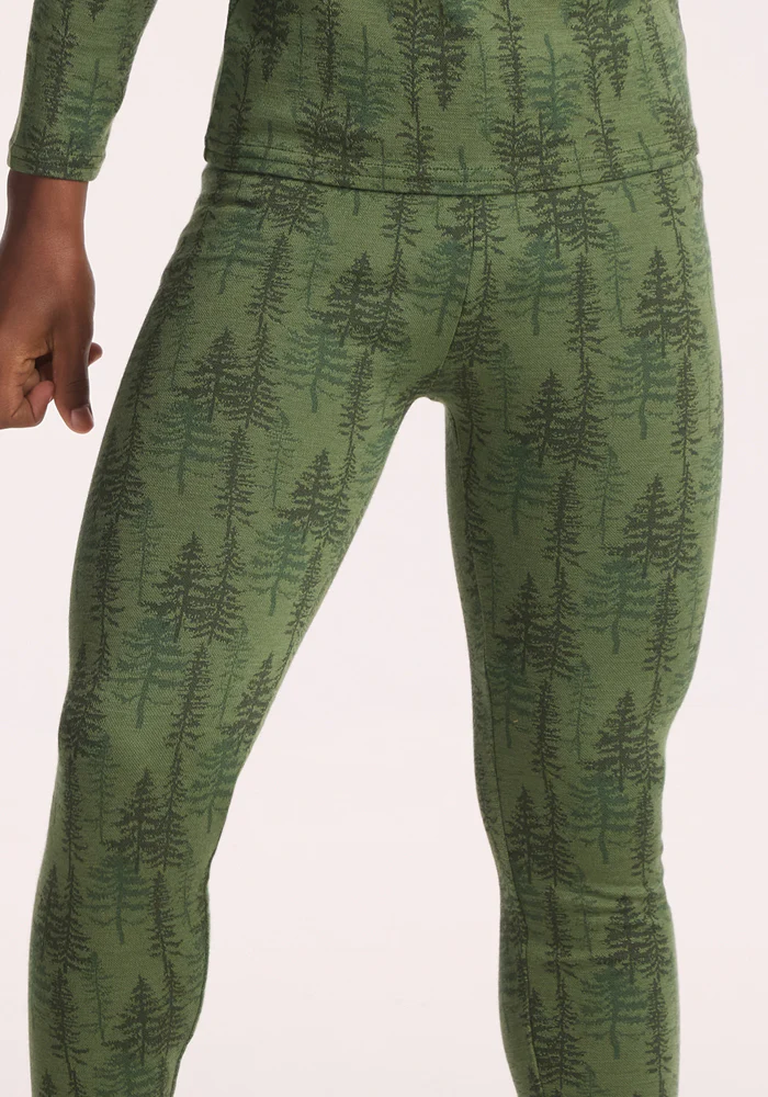 Kids Explorer Base Layer Bottoms - Forest Friends - Image 3