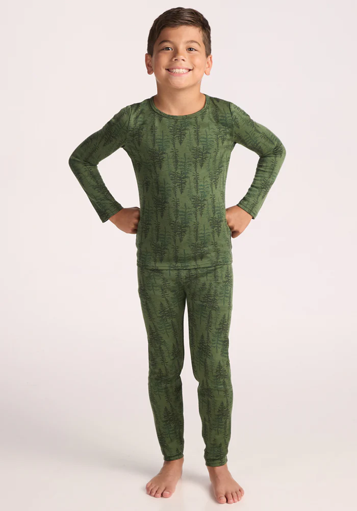Kids Explorer Base Layer Bottoms - Forest Friends - Image 9