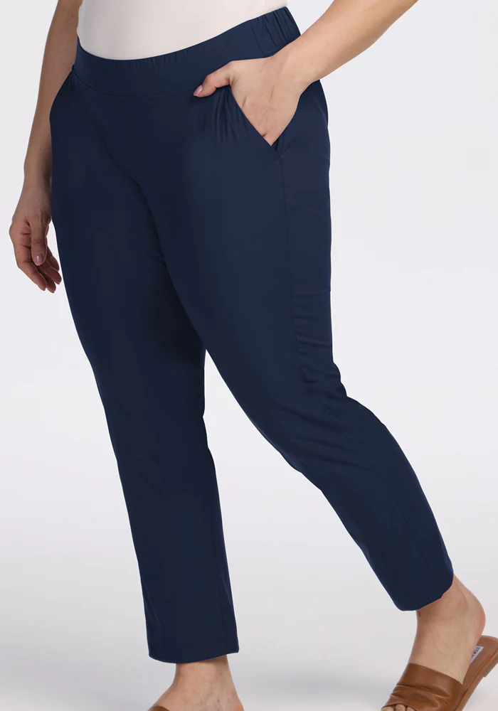 Nicole Tall Ankle Pant - Deep Navy - Image 3