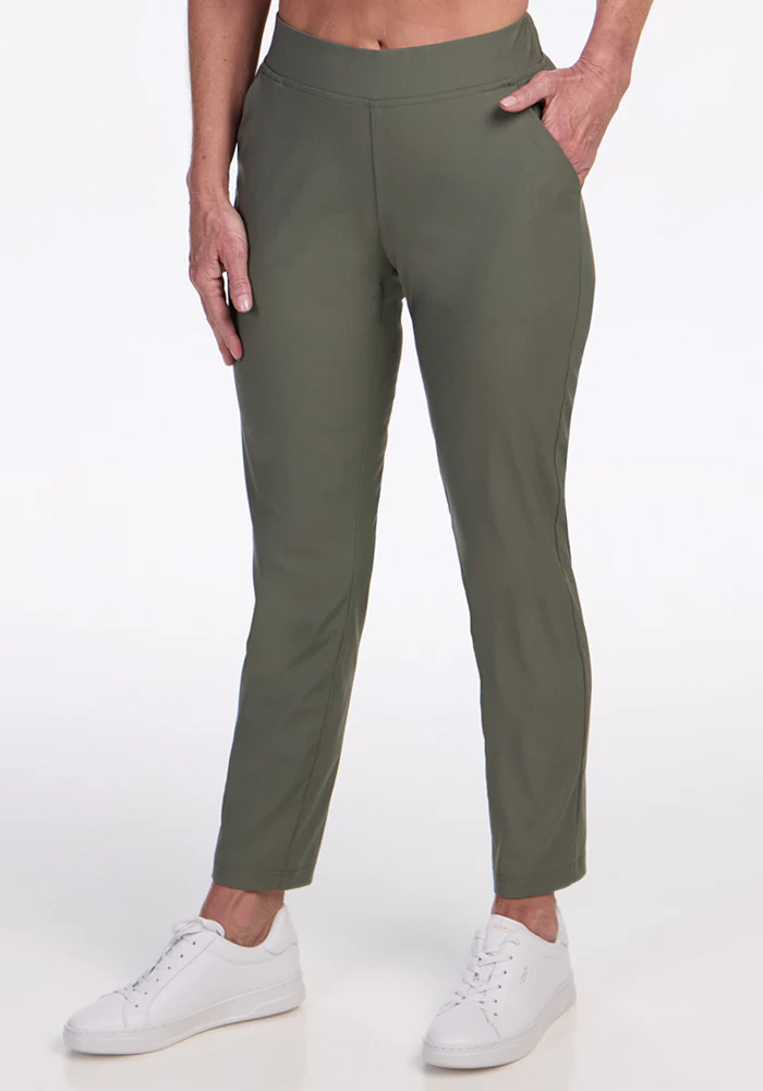 Nicole Petite Ankle Pant - Sage Olive - Image 2