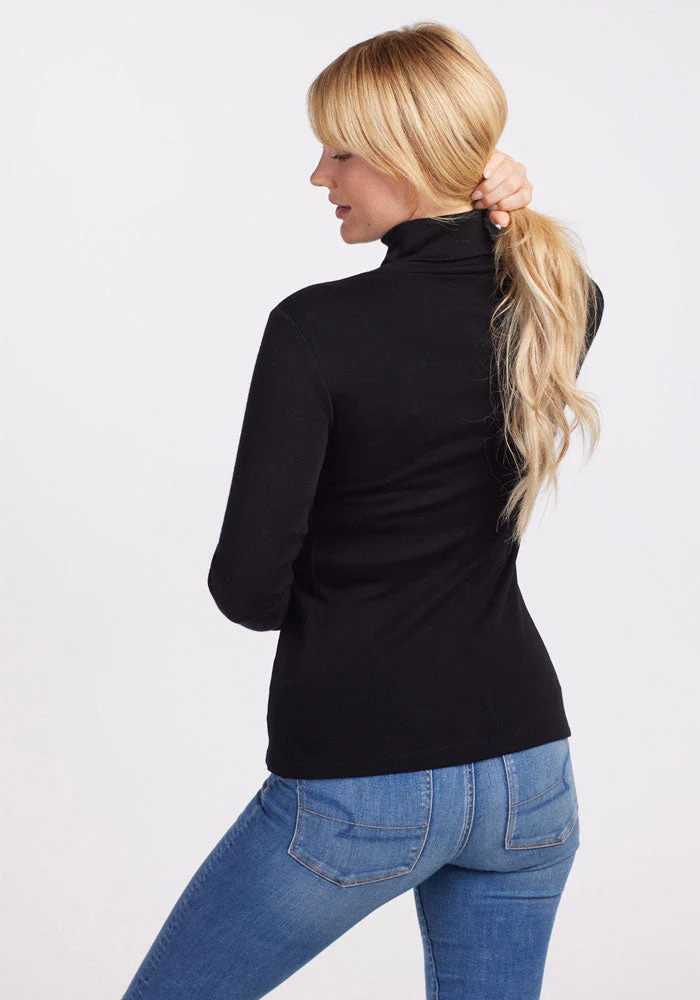Peyton Turtleneck - Black - Image 6