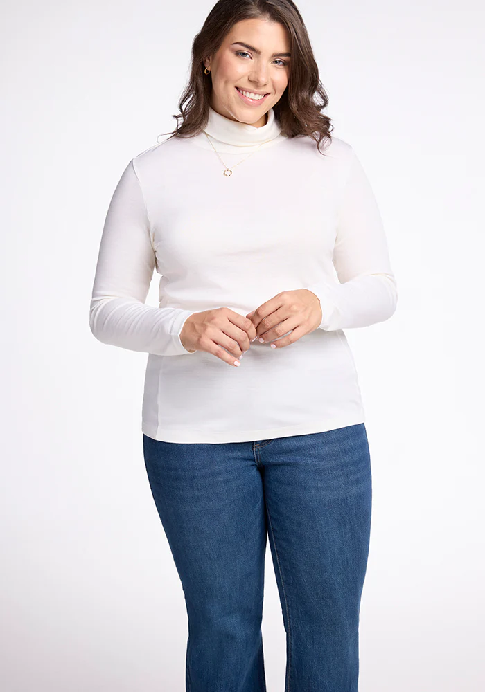 Peyton Turtleneck - Buttercream - Image 11