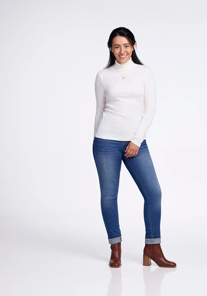 Peyton Turtleneck - Buttercream - Image 3