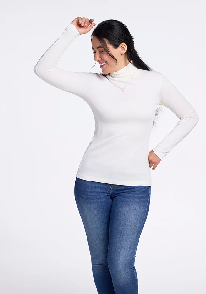 Peyton Turtleneck - Buttercream - Image 5