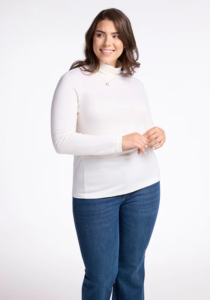Peyton Turtleneck - Buttercream - Image 9