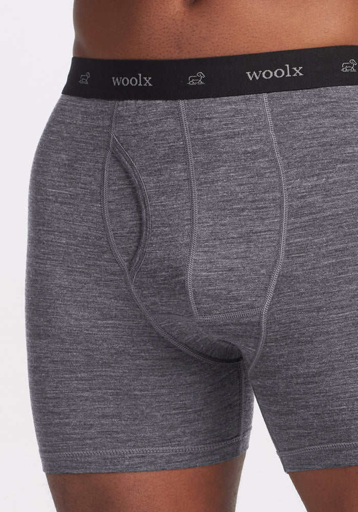 Reaction Boxer Briefs - Graphite Heather - Image 3
