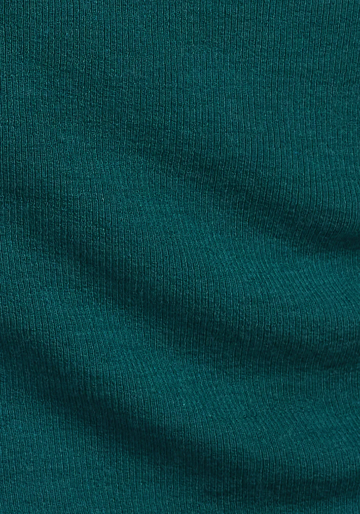 Reese Ribbed Henley - Riverbank Green - Image 13