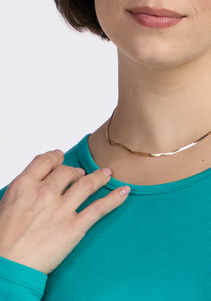 Remi Long Sleeve T-Shirt - Cool Jade - Image 10