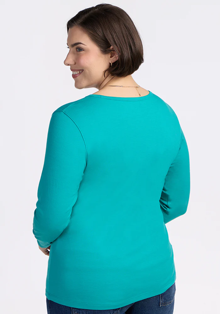 Remi Long Sleeve T-Shirt - Cool Jade - Image 12