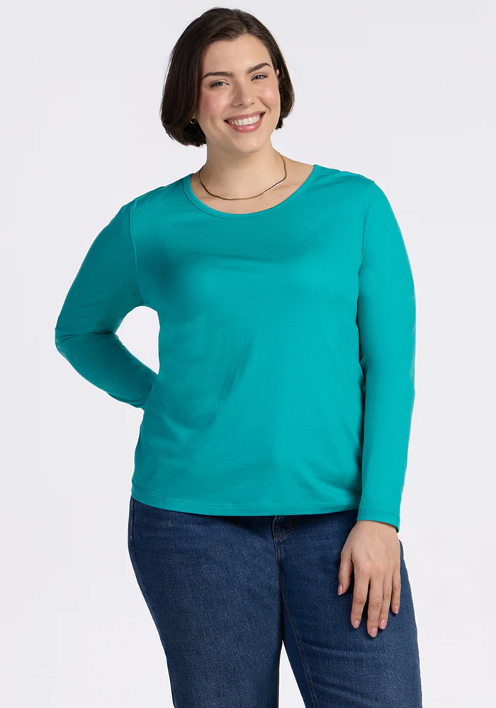 Remi Long Sleeve T-Shirt - Cool Jade - Image 8