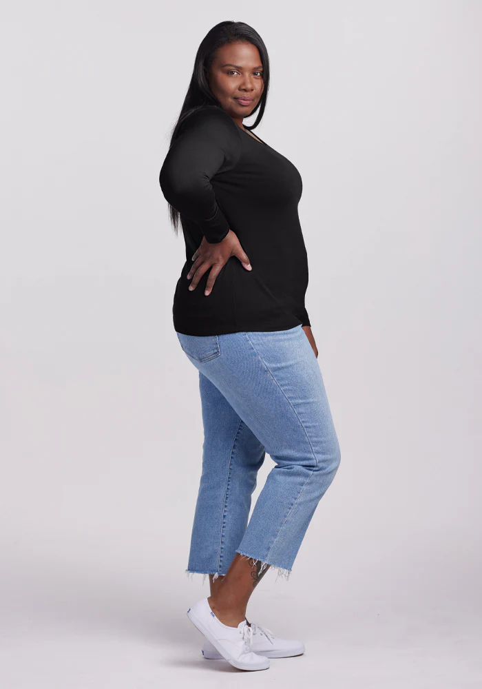 Remi Long Sleeve T-Shirt - Black - Image 11