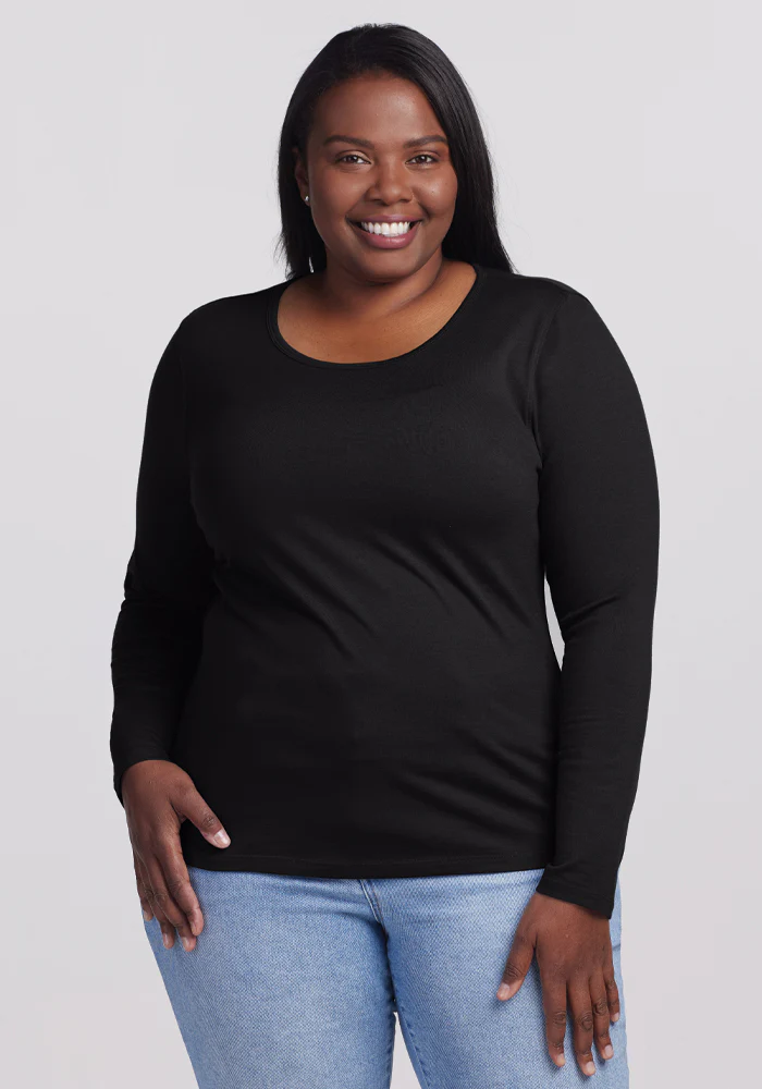 Remi Long Sleeve T-Shirt - Black - Image 8