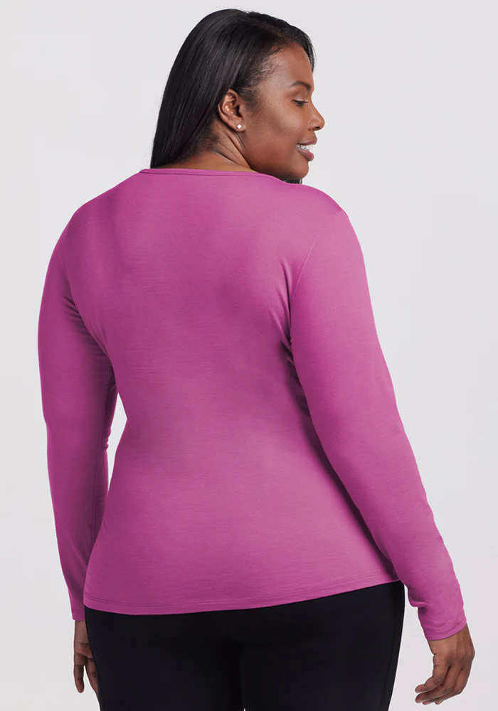 Remi Long Sleeve T-Shirt - Purple Wine - Image 11